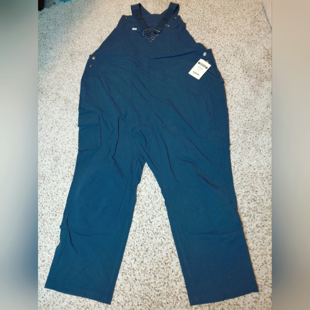 Duluth Trading Co Navy Blue Heirloom Overalls 3X NWT